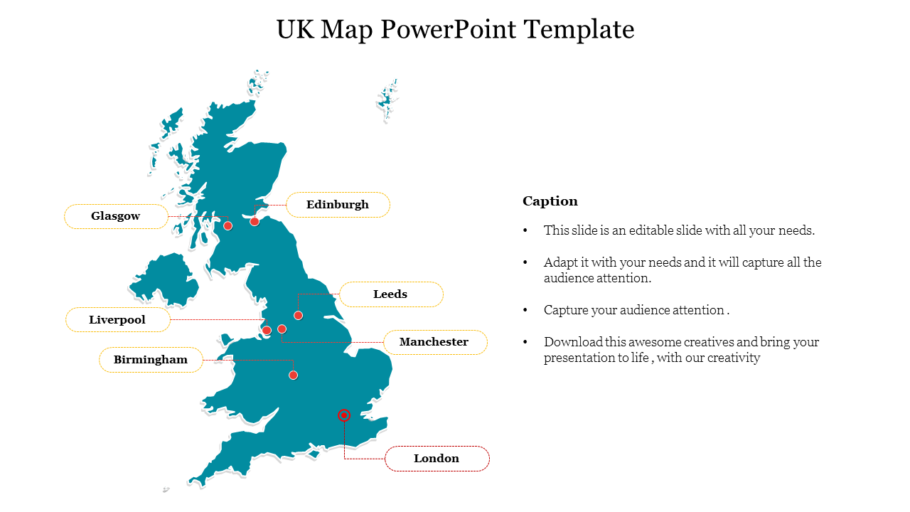 UK Map PowerPoint Template